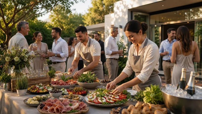 Late-Summer Private-Event Catering for Relaxed Gatherings
